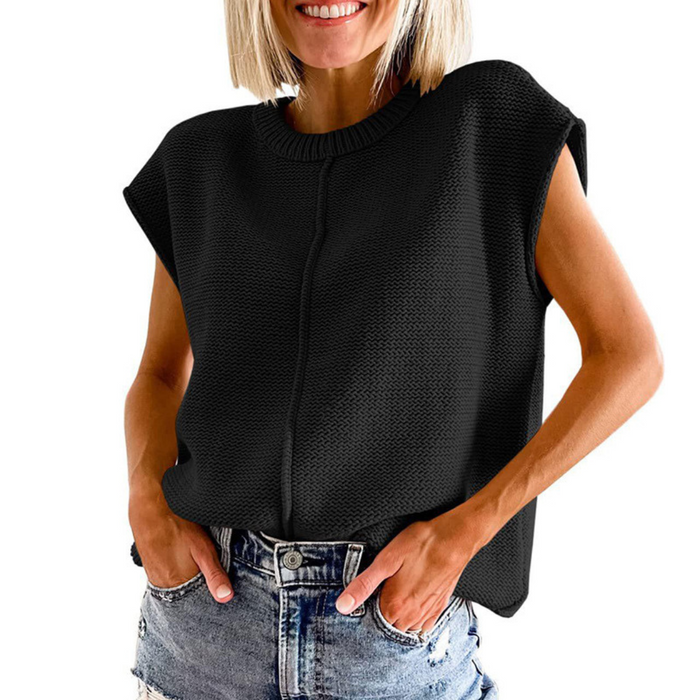 MAISIE™ | Casual Minimalist Crewneck Sleeveless Top