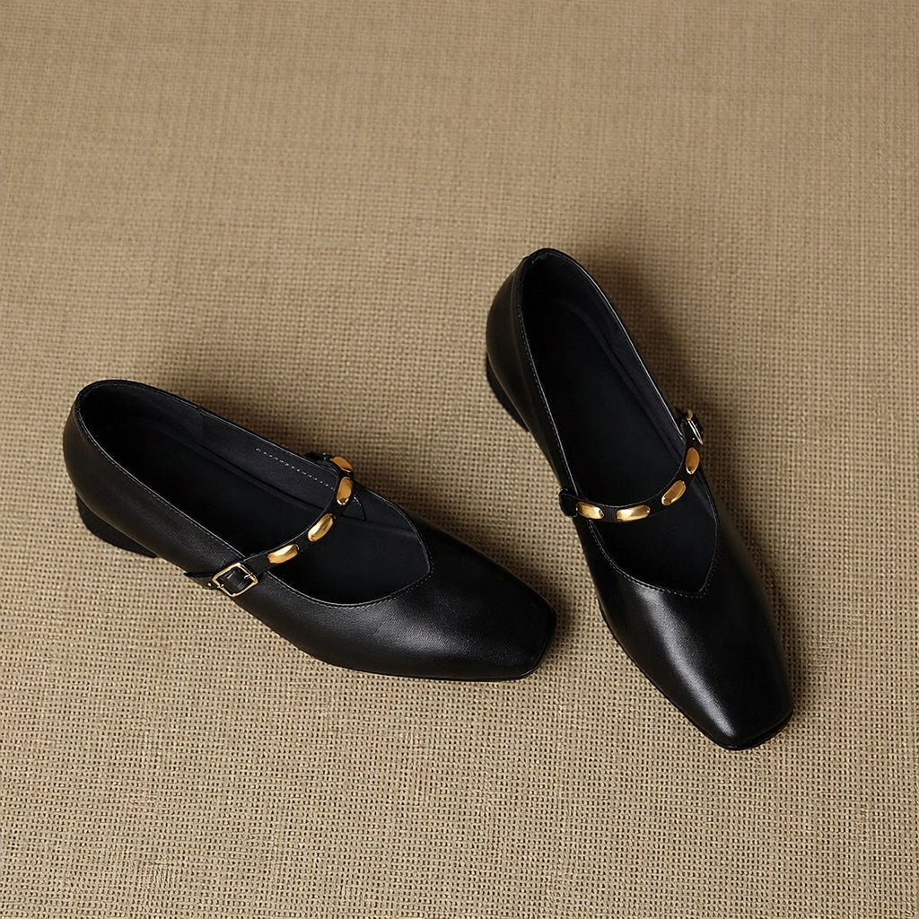 Zyra | Genuine Leather Flats