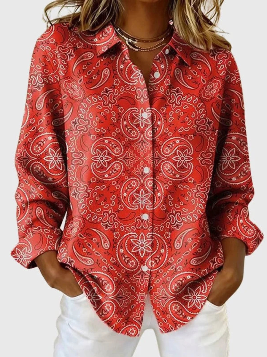 Teresa | Paisley Print Blouse
