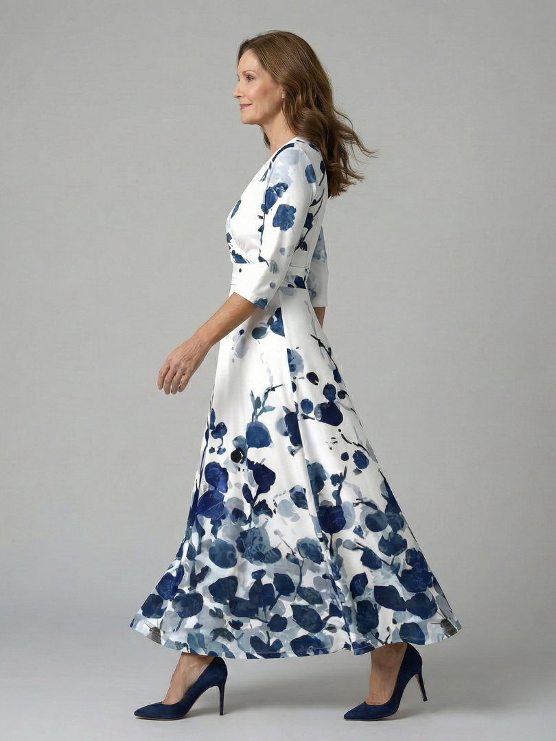 Florence | Floral Wrap Maxi Dress