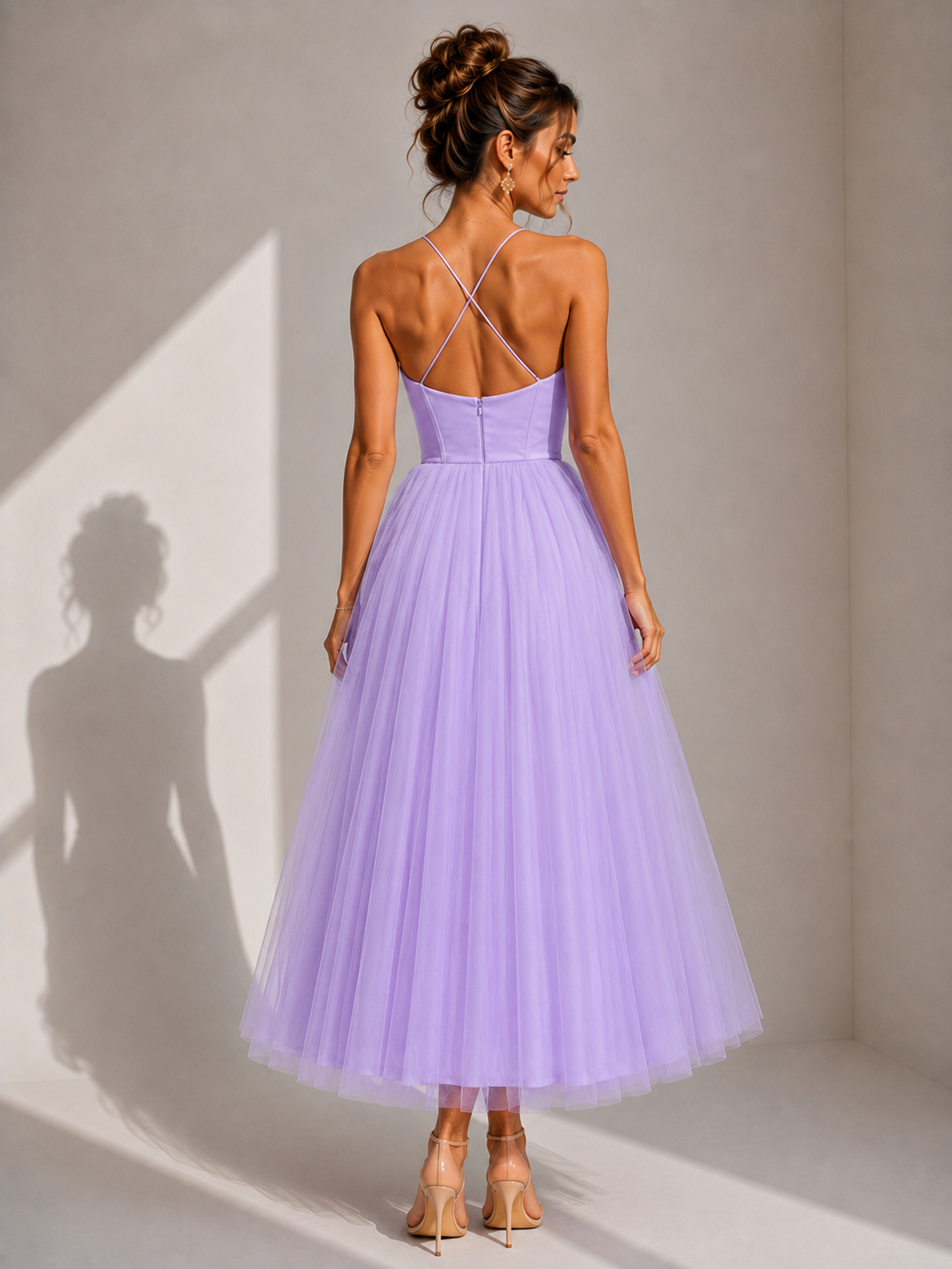 Harlow | Cinched Waist Midi Dress