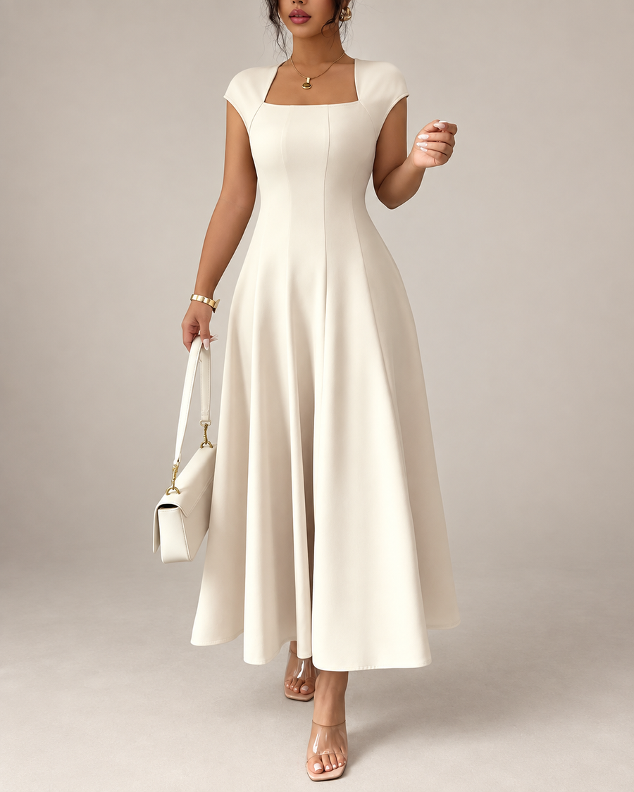 The Elena Grace Maxi Dress – Timeless Elegance with a Soft Feminine Silhouette