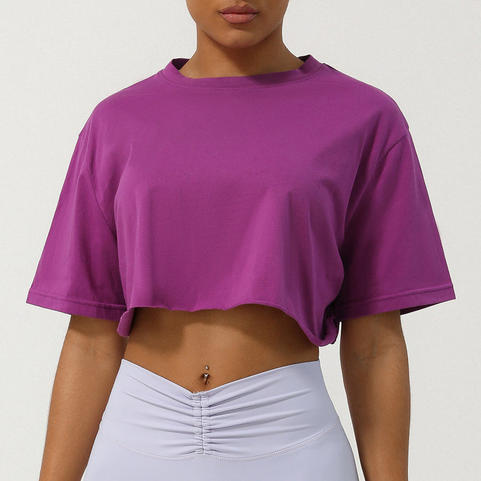 CASSIA™ | Women Relaxed Fit Crop Tee