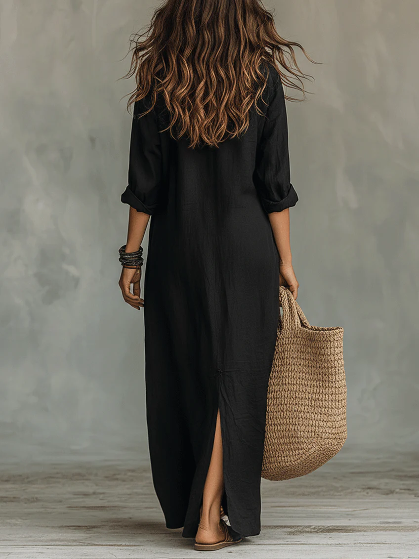 Liliana | Relaxed Bohemian Maxi Dress