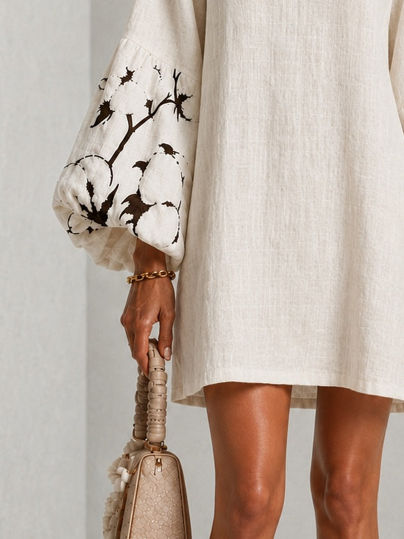 Waverly | Puff-Sleeve Floral Mini Dress
