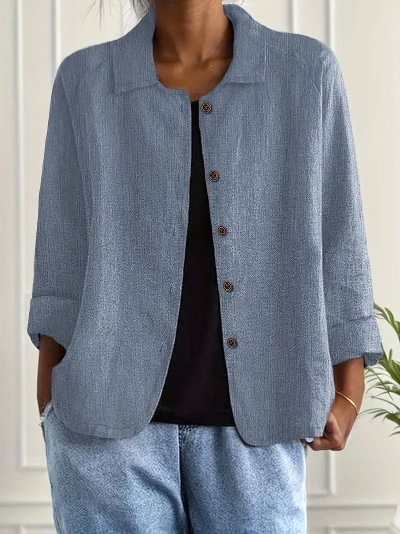 Maude | Relaxed Button-Front Jacket