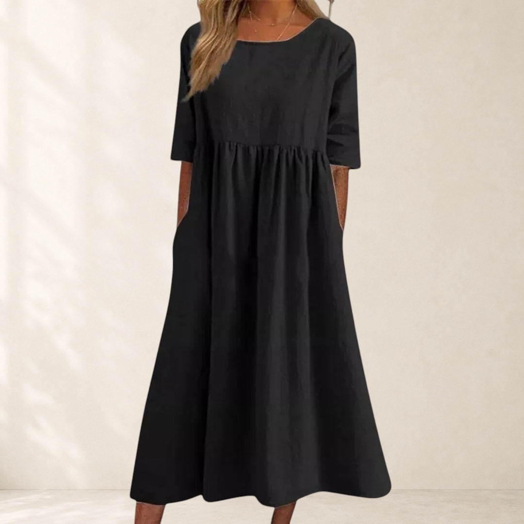 Haisley™ | Elegant Short-Sleeved Dress