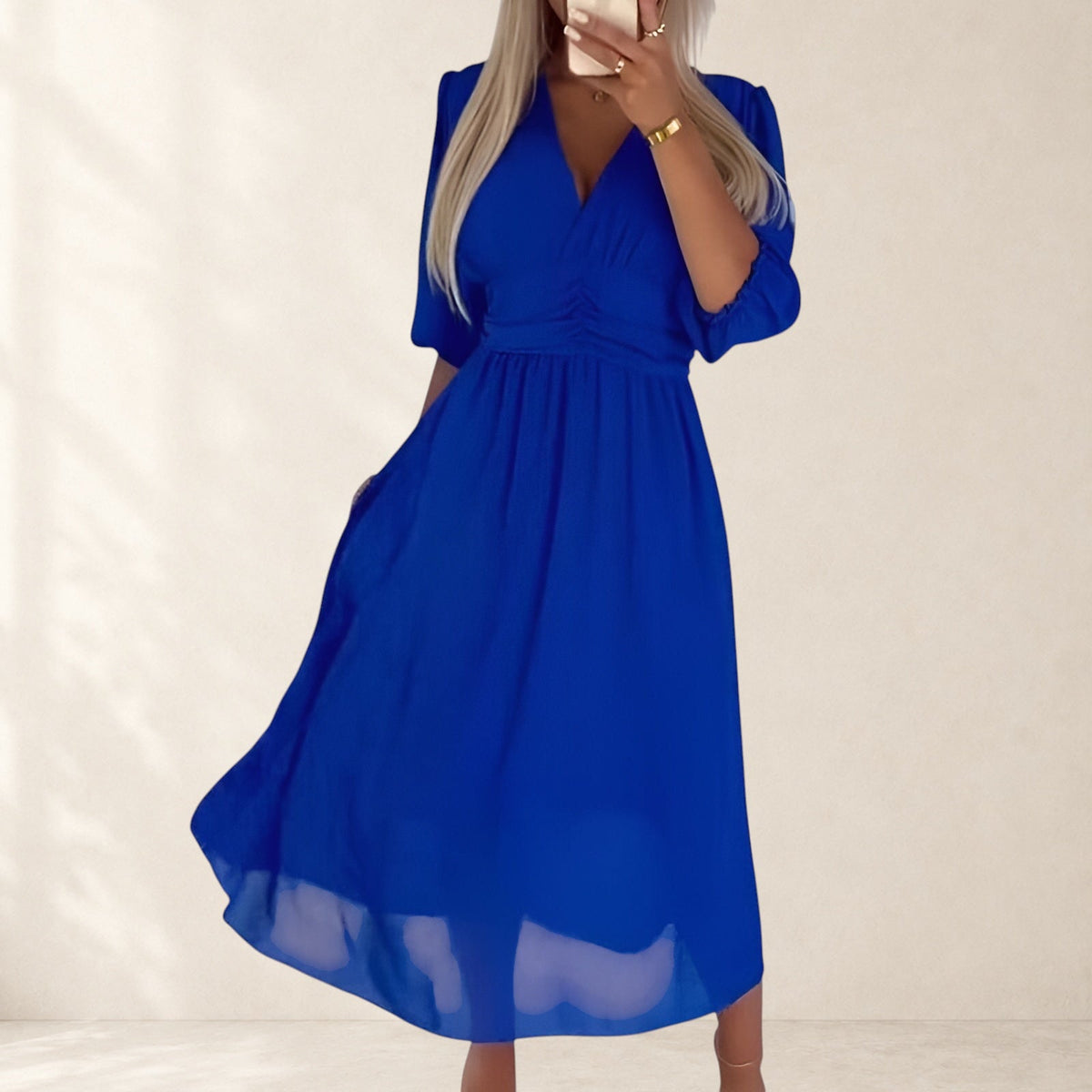 Chloe™ | Lightweight Silky Chiffon Dress