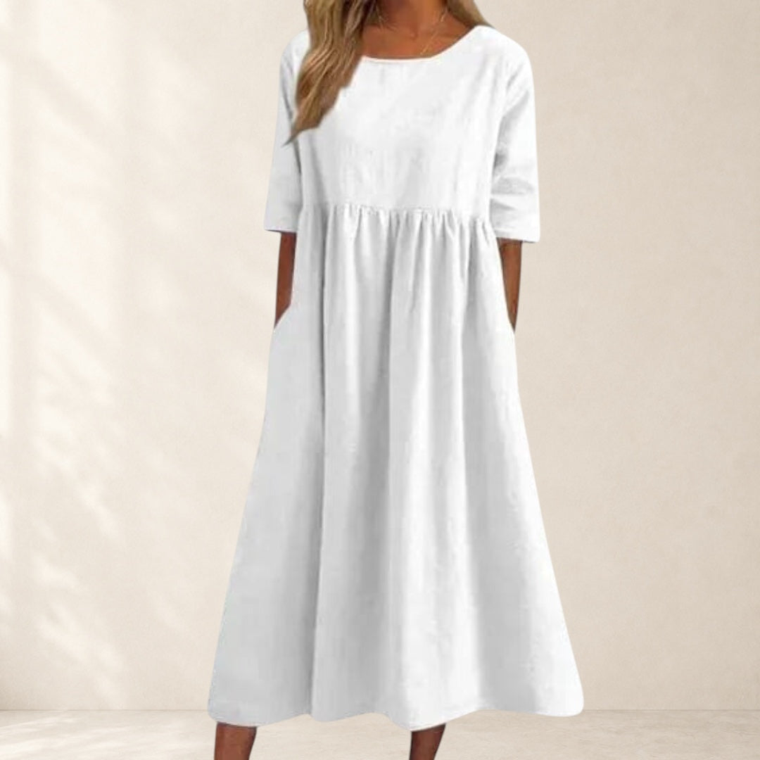 Haisley™ | Elegant Short-Sleeved Dress