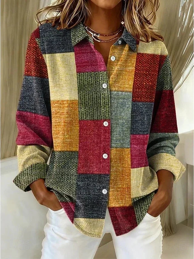 Gail | Vintage Patchwork Blouse
