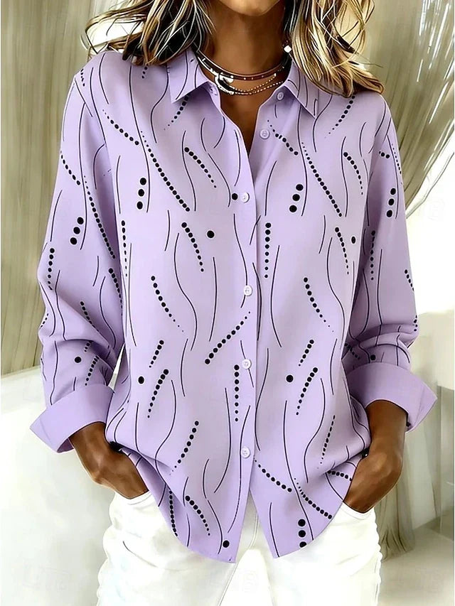 Cheryl | Abstract Print Blouse