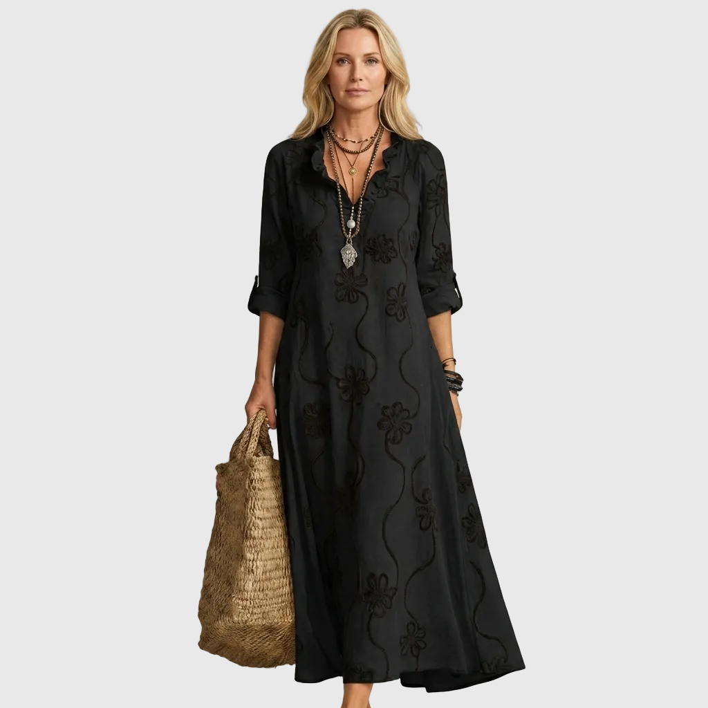 Freya | Relaxed Shirt Midi Dress
