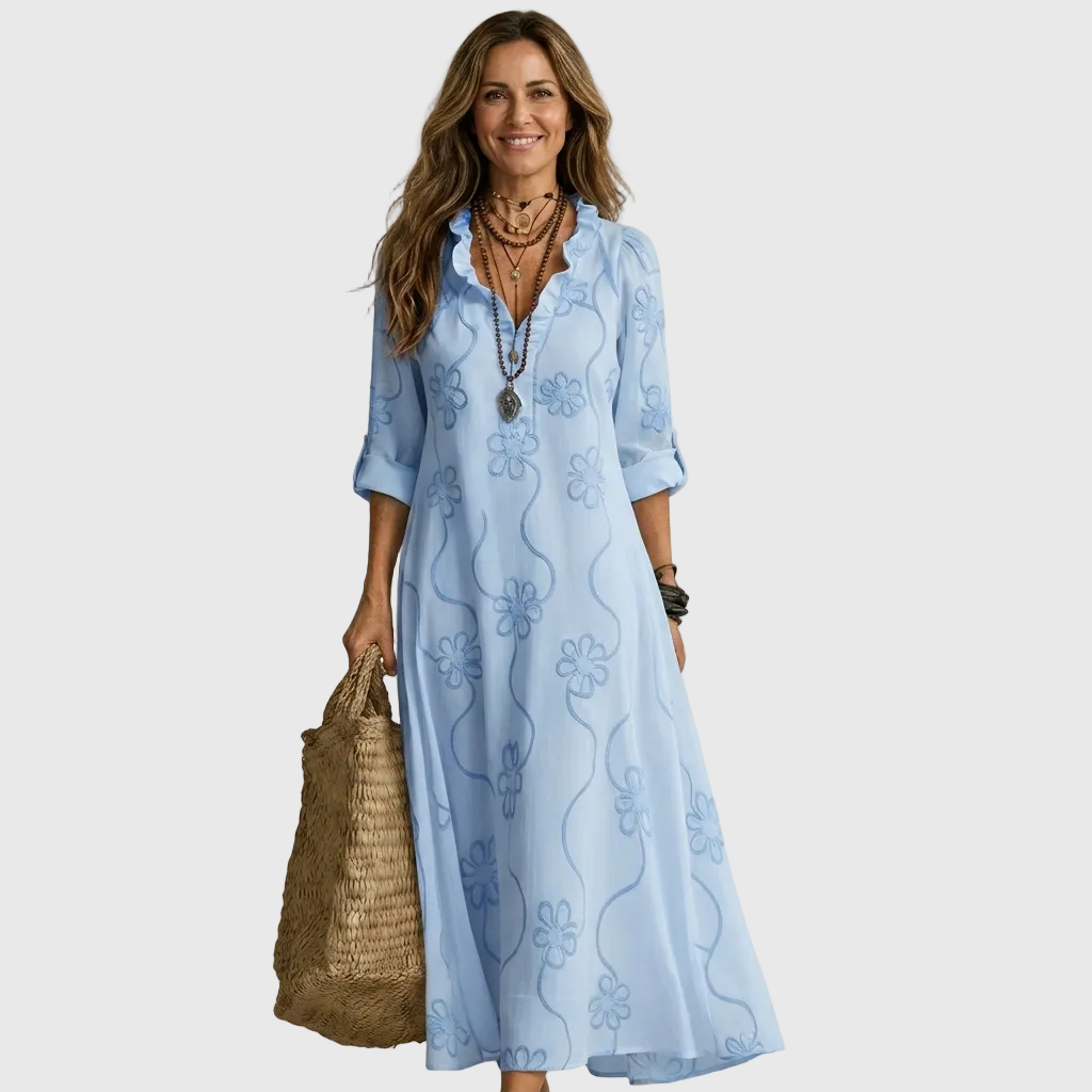 Freya | Relaxed Shirt Midi Dress