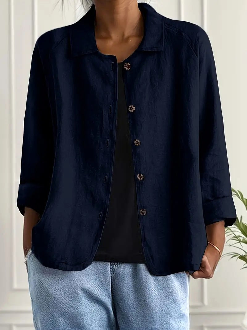 Bonnie | Relaxed Button-Front Shirt