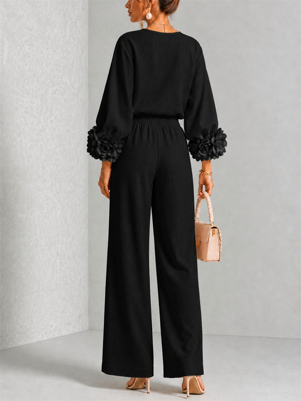 Carys | Floral Cuff Two-Piece Set