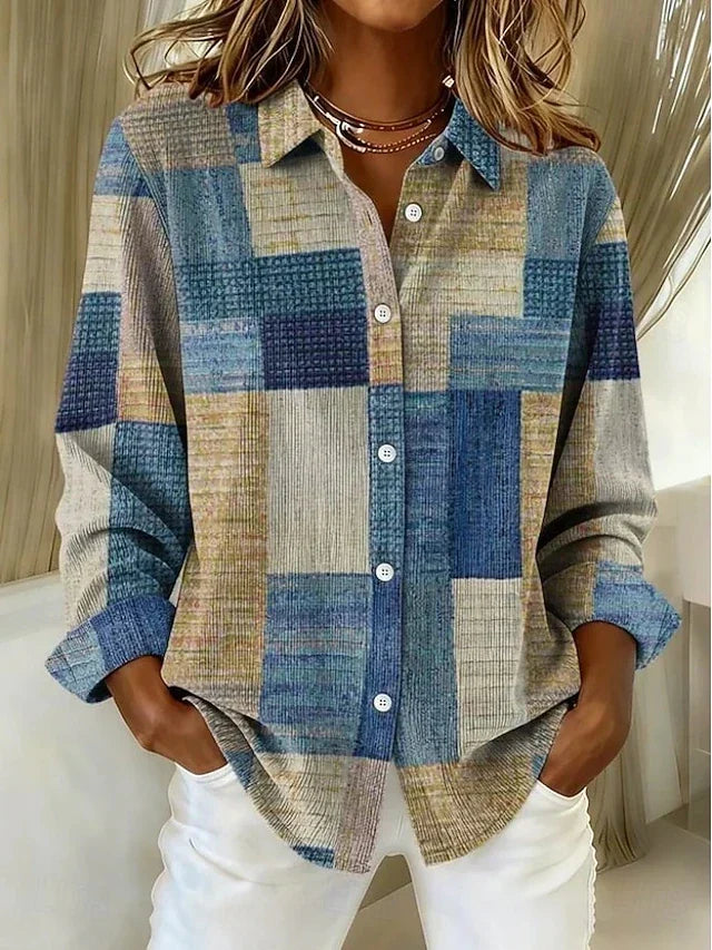 Gail | Vintage Patchwork Blouse