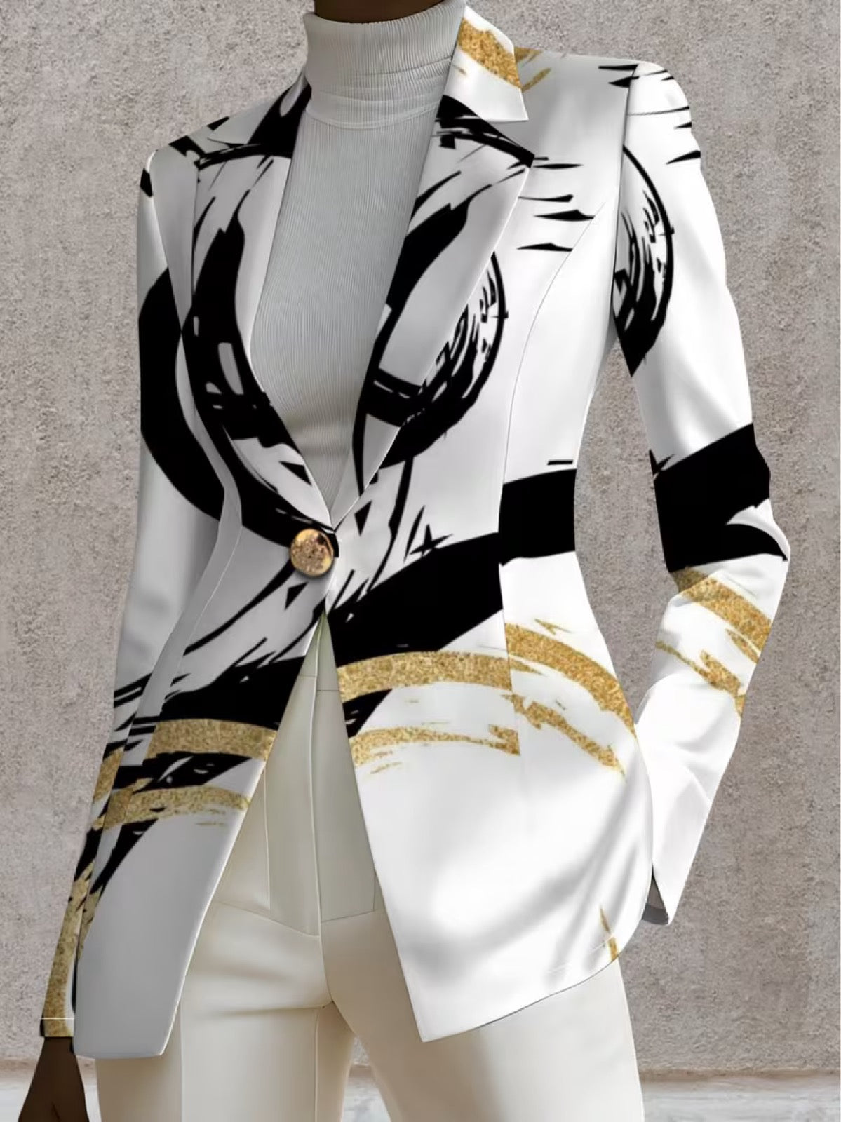 The Allegra Brushstroke Blazer