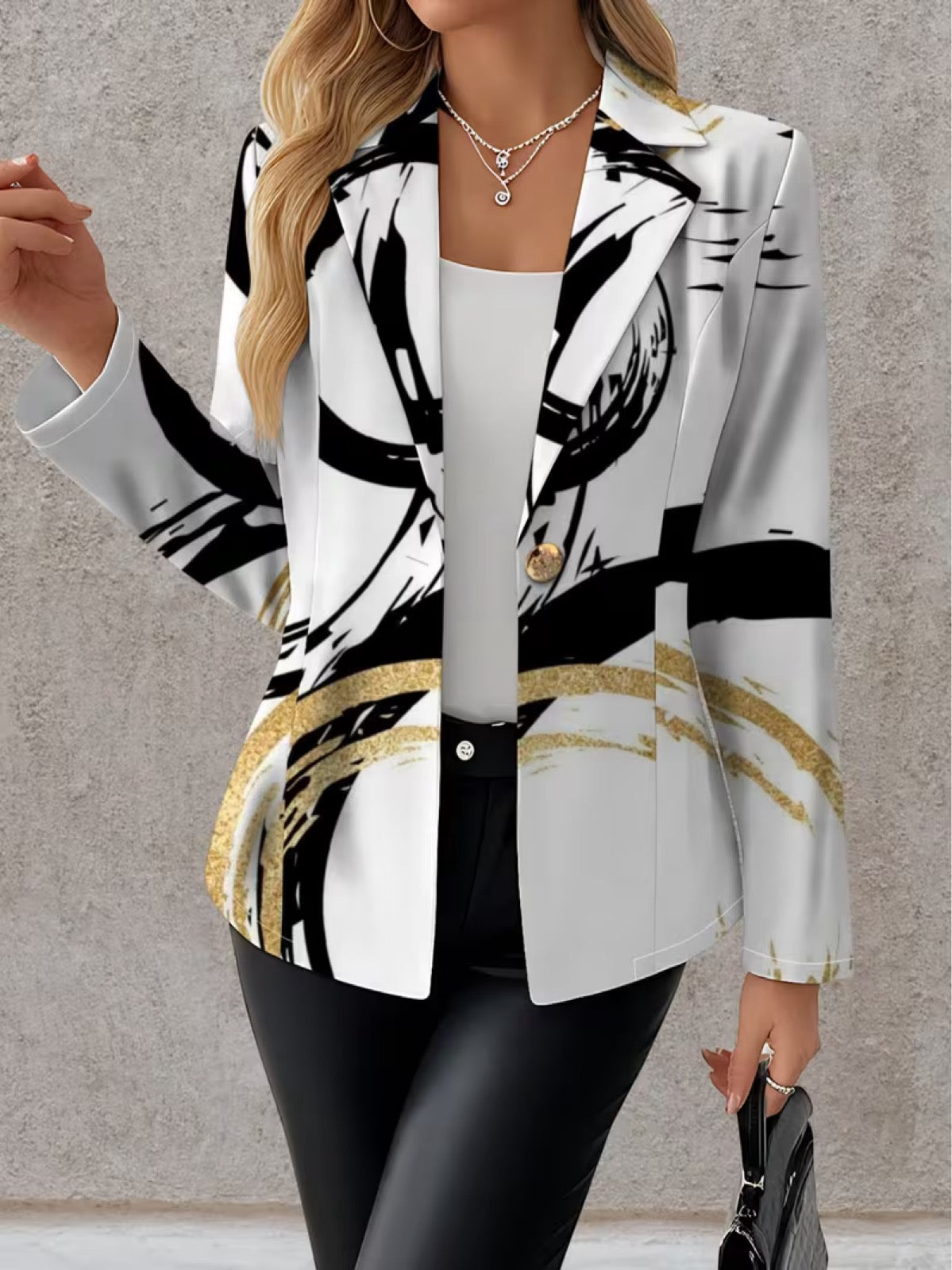 The Allegra Brushstroke Blazer