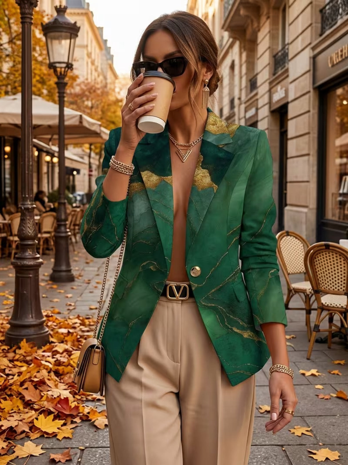 The Benedetta Marble Blazer