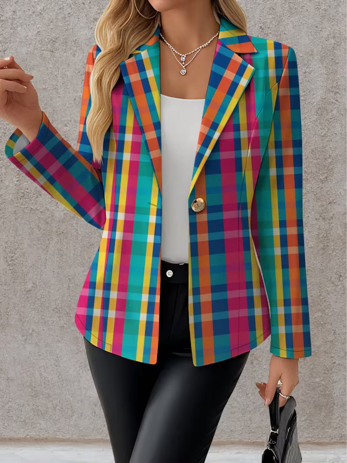 The Tiziana Madras Blazer