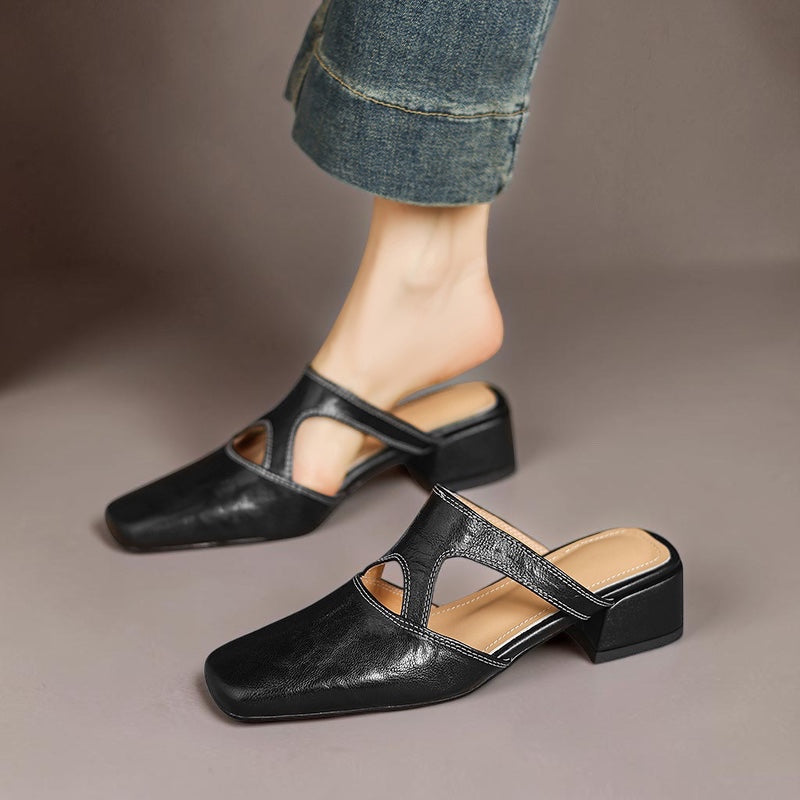 Dessa | Genuine Leather Mules