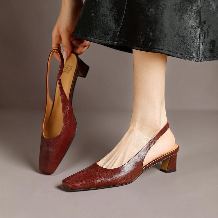 Ersa | Genuine Leather Slingbacks