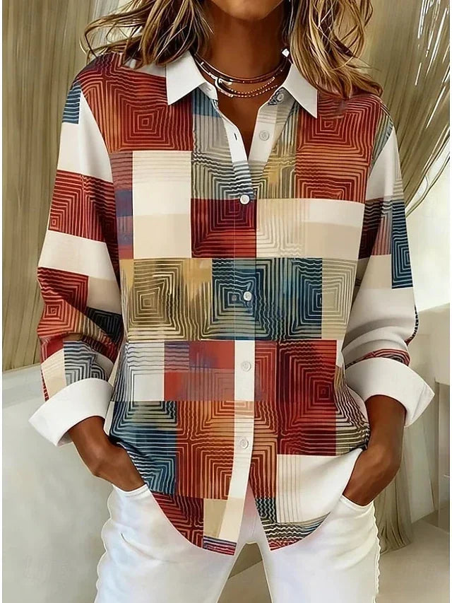 Gail | Vintage Patchwork Blouse