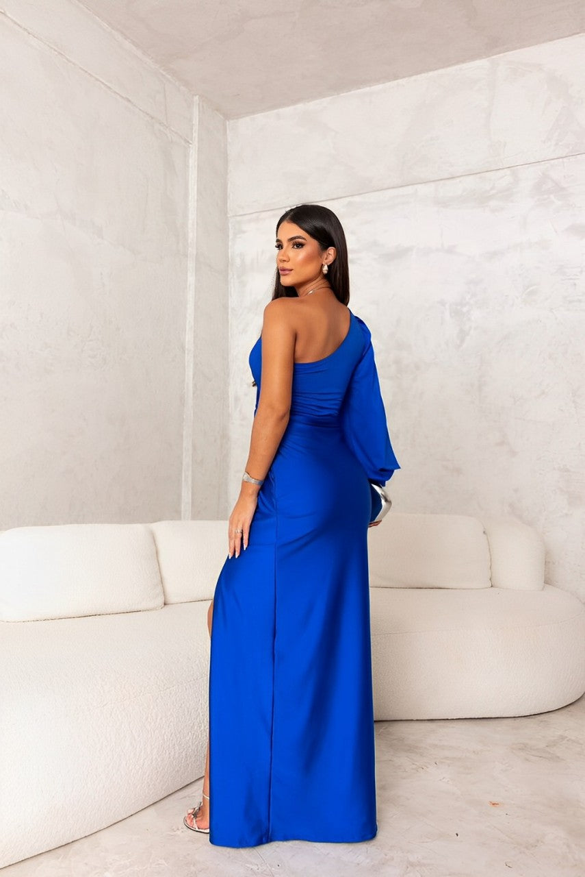Emilia | One-Shoulder Twist-Front Gown